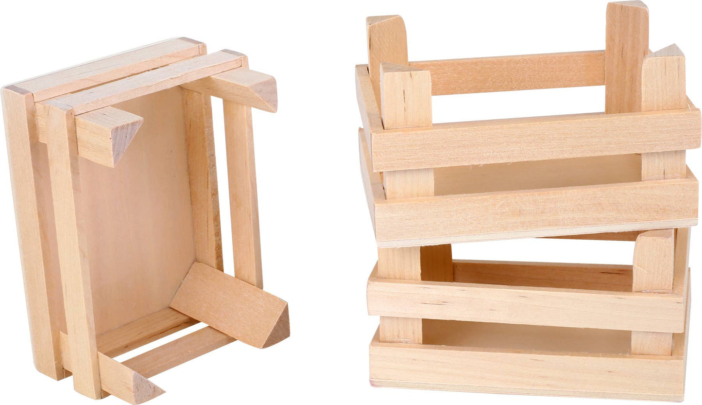 small foot Liten Naturlig Box | Handlare | Trä