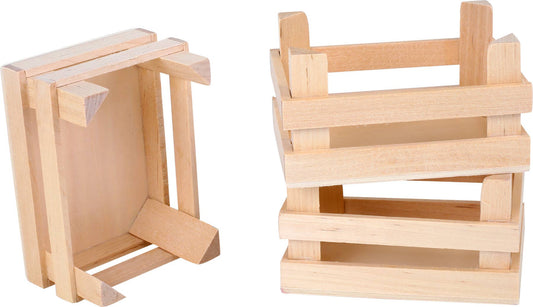 small foot Liten Naturlig Box | Handlare | Trä