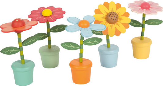 small foot Visa tryckfigurer blommor | Tryckfigurer | Träleksaker