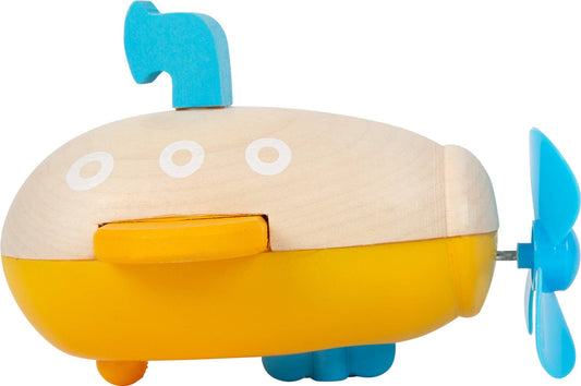 small foot Vatten leksak wind-up ubåt | wind-up leksak | trä