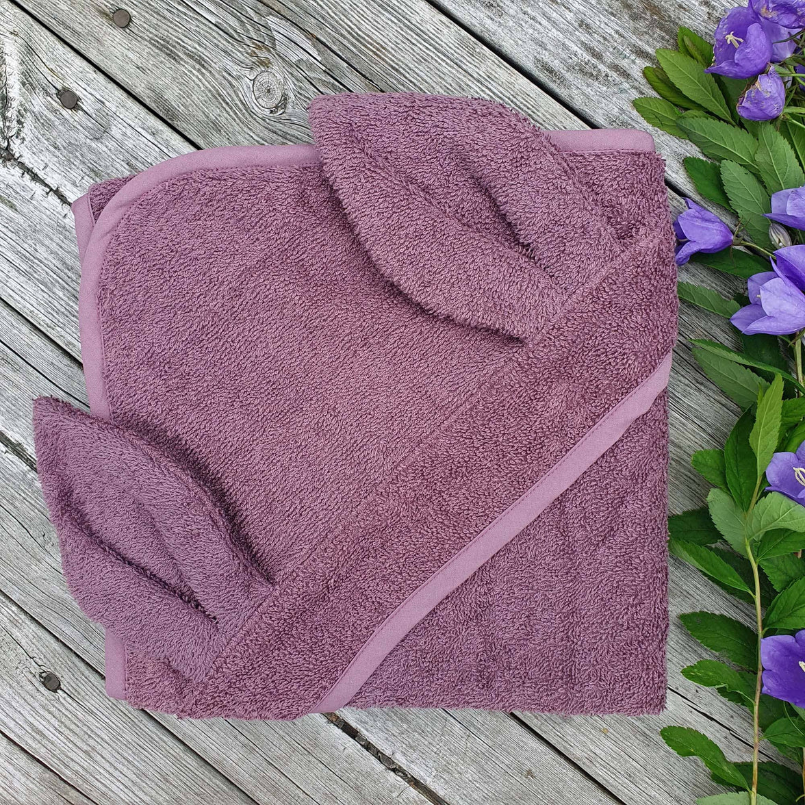 Summerville organic Babyhandduk med huva