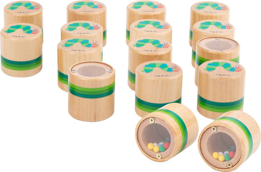 small foot small foot Very Hungry Caterpillar Hearing Memo | Pedagogisk leksak | Trä