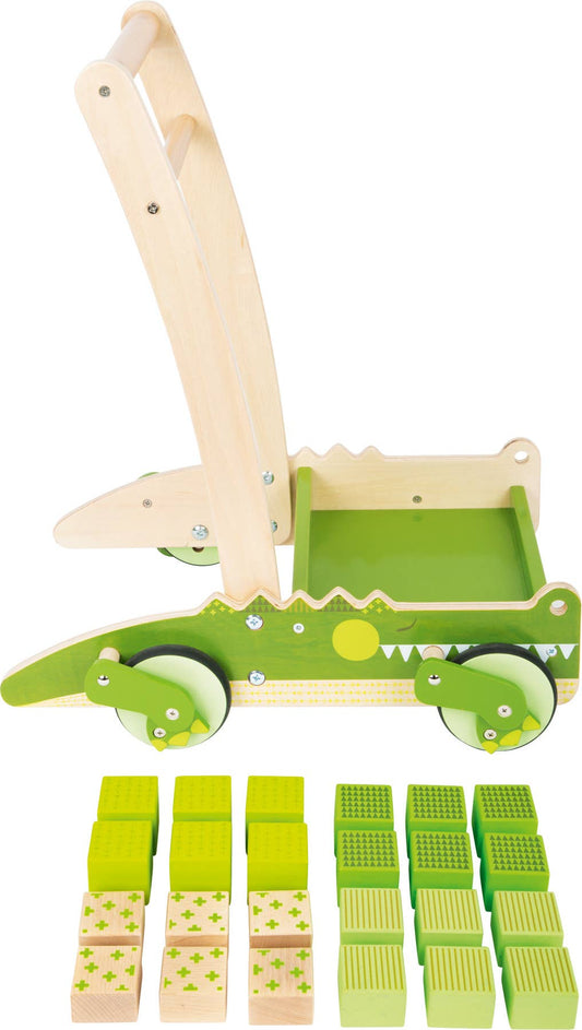 small foot small foot Crocodile Walker | Baby Walker | Trä