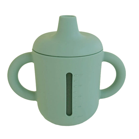 Summerville organic Sippy Cup Silikon 250 ml Cameo Grön