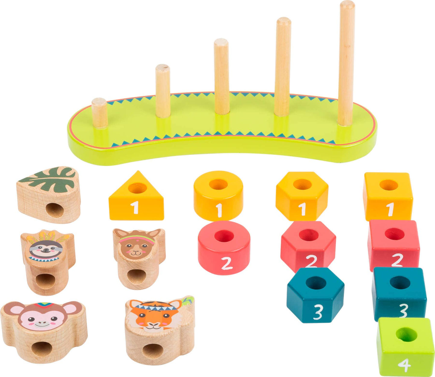 small foot small foot Spel med siffror ”Jungle” | leksak | 100% Fsc