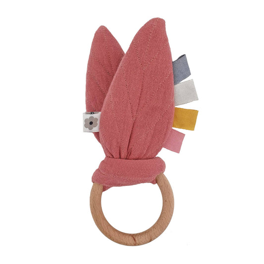 Ekologiska Crinkle Toy Leaves Dusty Rose