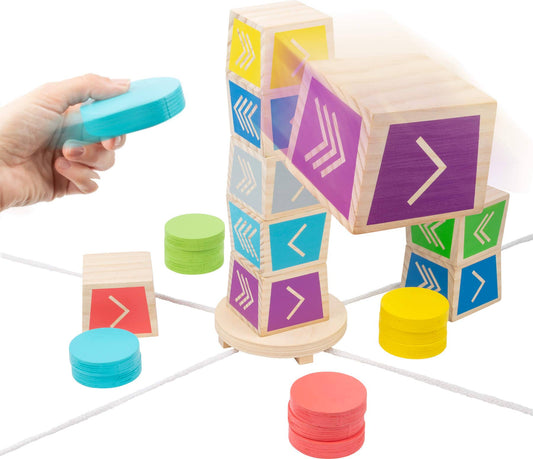 small foot small foot Kubb Vertikal Kasta Spel ”Aktiv” | 100% Fsc