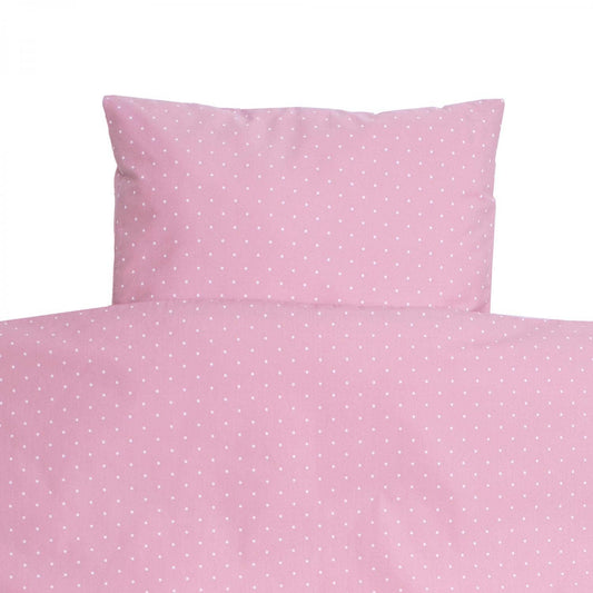 Summerville organic Ekologiskt juniorsängkläder Soft Pink Dotty