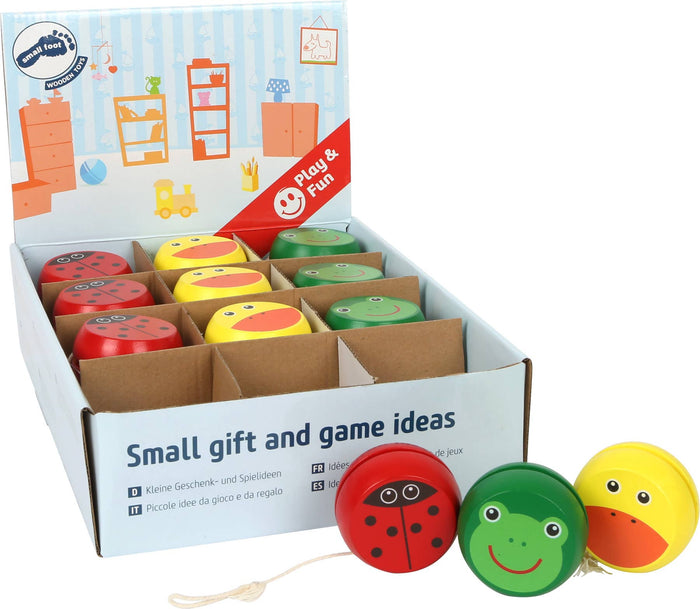 small foot Trä Djur Yo-Yo Display