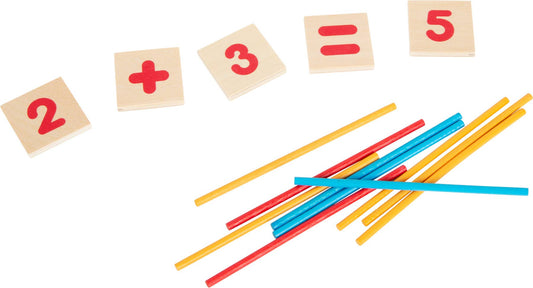 small foot small foot Elementary School Math Pedagogiskt spel | Pedagogisk leksak | Trä