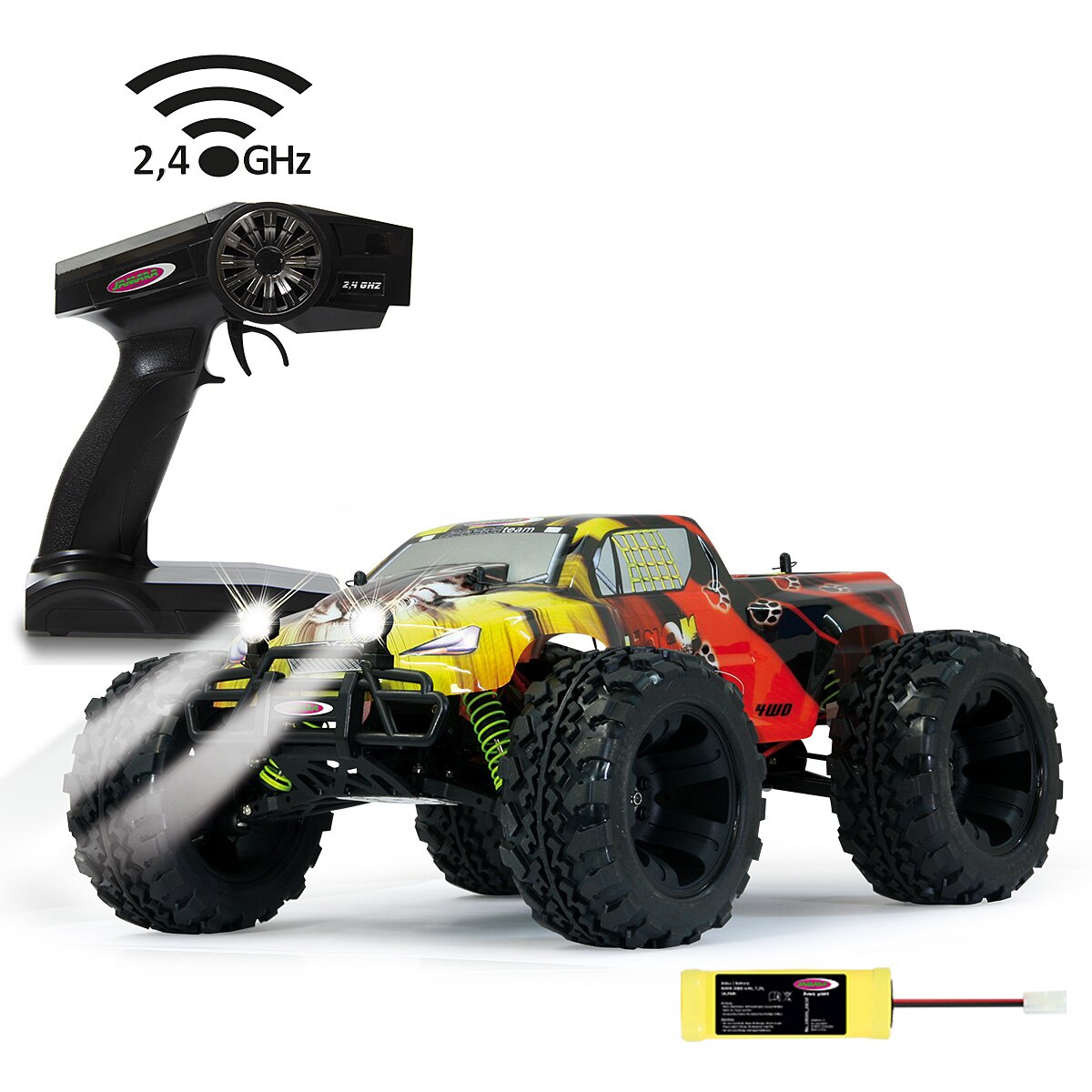 JAMARA Tiger Monstertruck 4WD 1:10 NiMh 2,4GHz with LED
