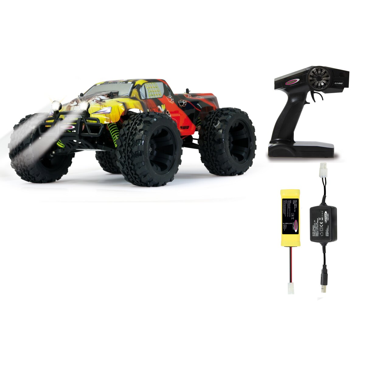 JAMARA Tiger Monstertruck 4WD 1:10 NiMh 2,4GHz with LED