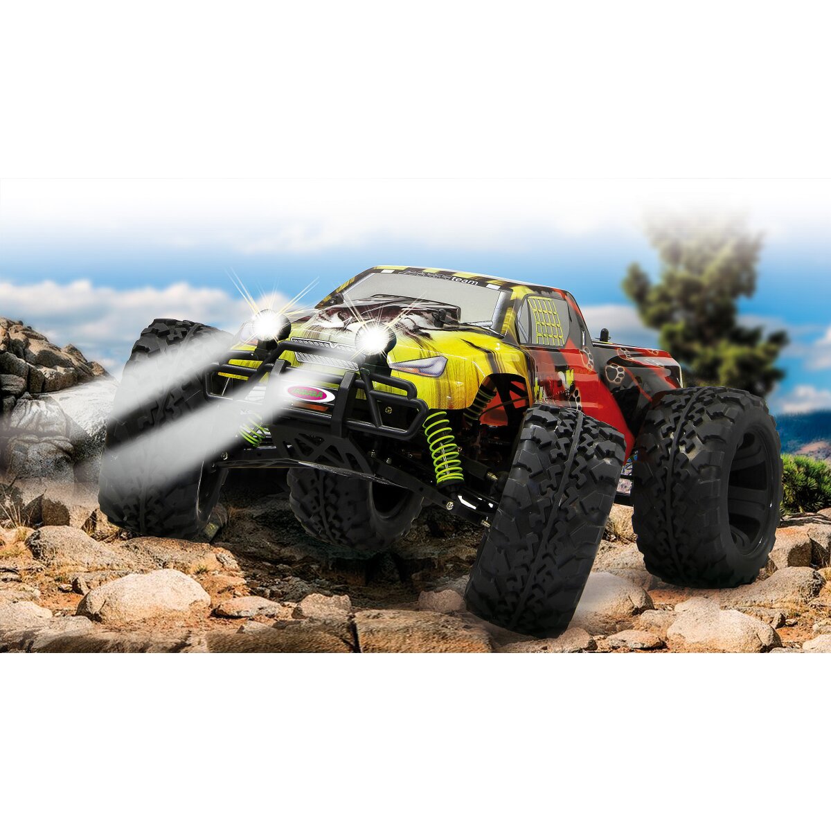 JAMARA Tiger Monstertruck 4WD 1:10 Lipo 2,4GHz with LED