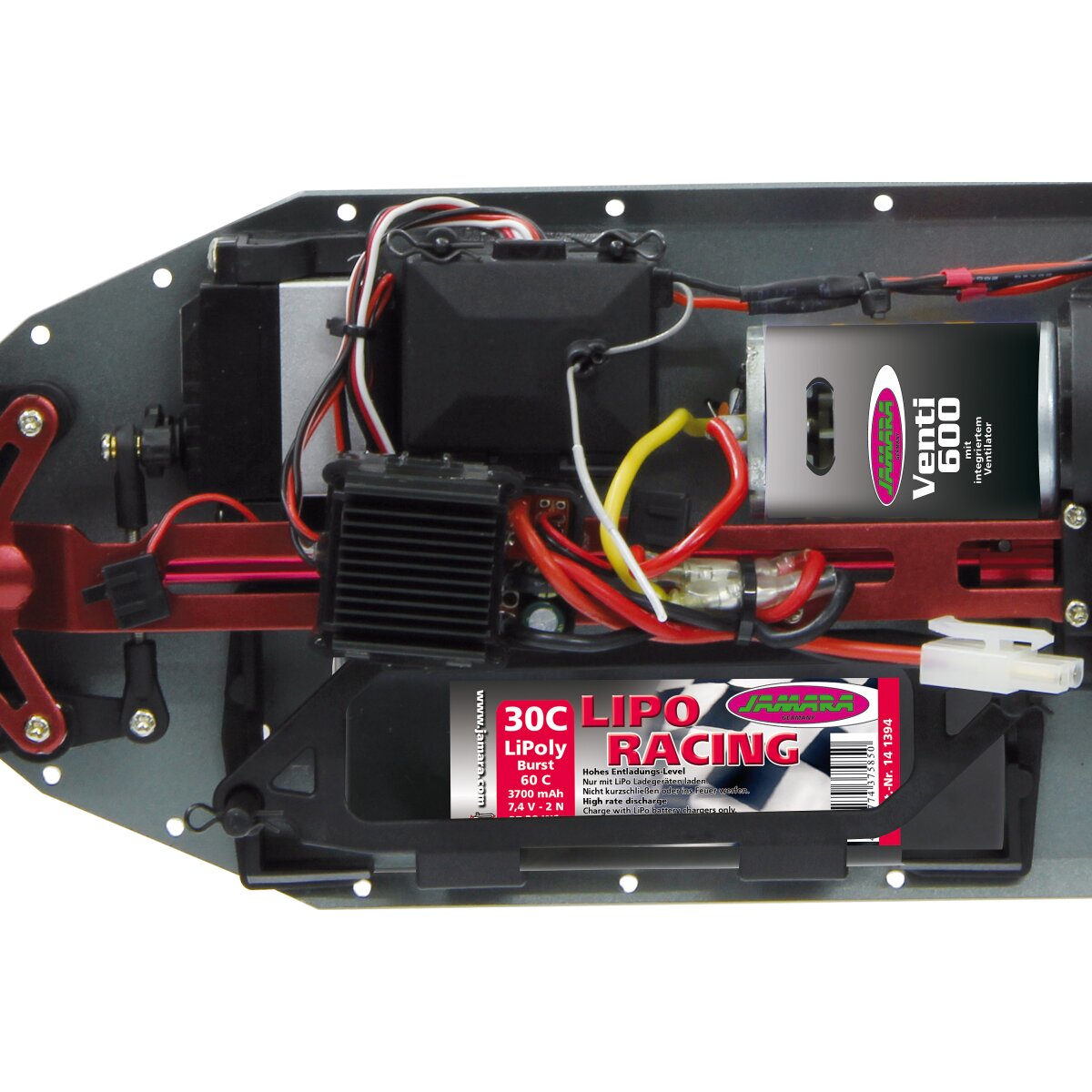 JAMARA Tiger Monstertruck 4WD 1:10 Lipo 2,4GHz with LED