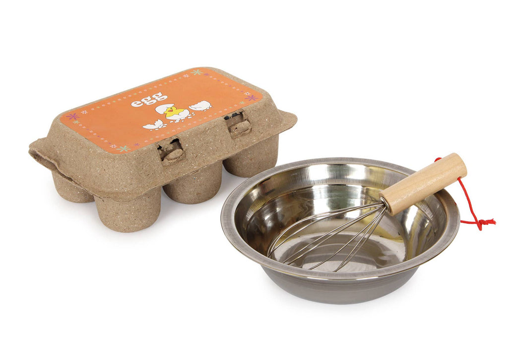 small foot Äggkartong med Träägg