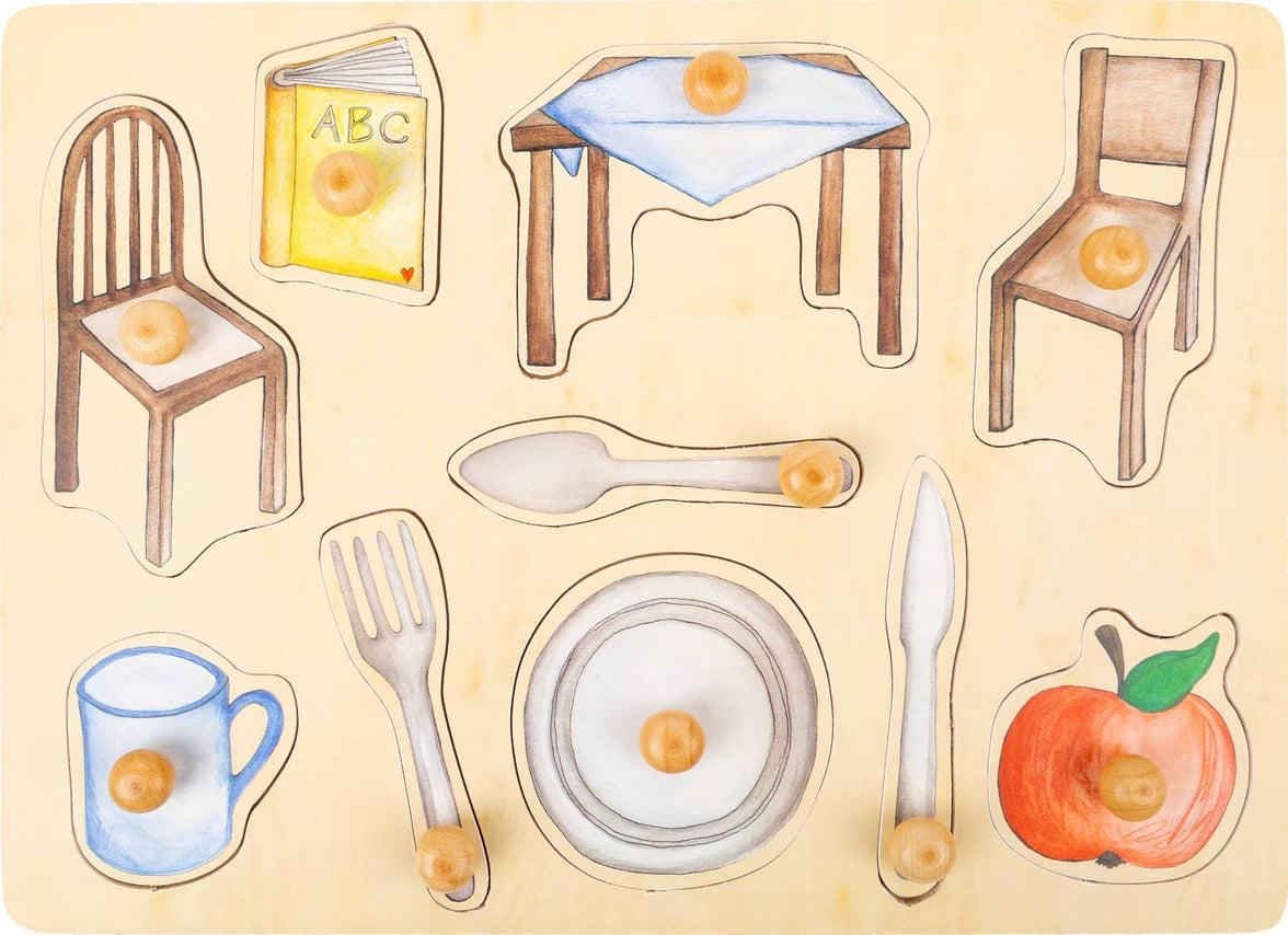 small foot Träpussel Vardagliga Föremål