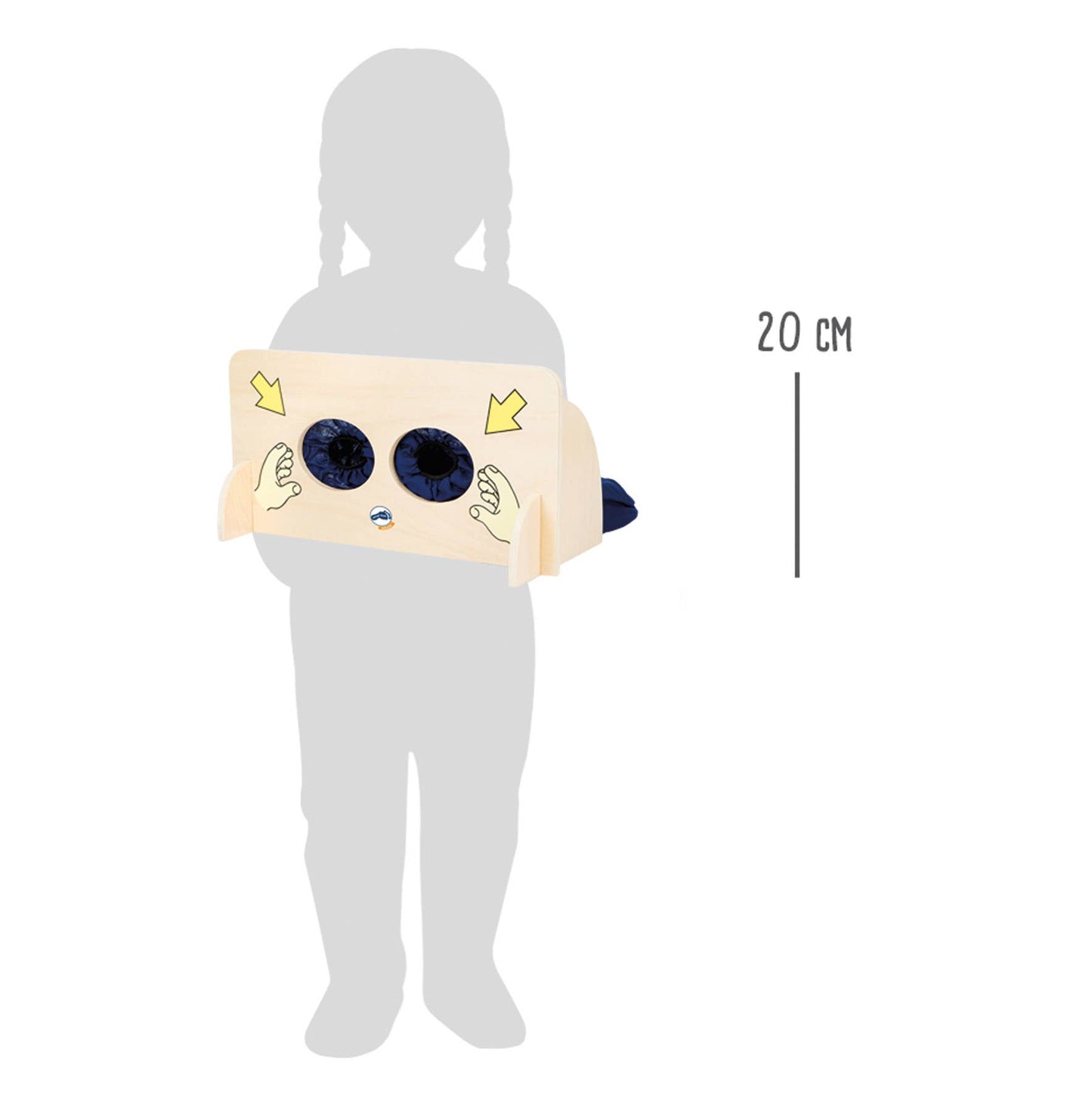 small foot Sensory Game Touch Wall | Pedagogisk leksak | Trä