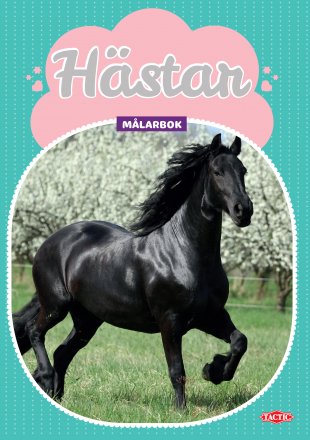 Tactic Hästar målarbok