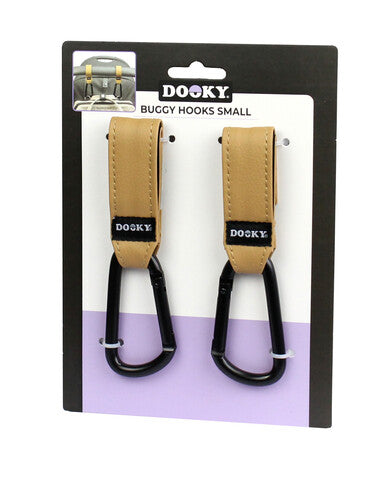 Dooky Buggy Hook Small 2pcs Beige