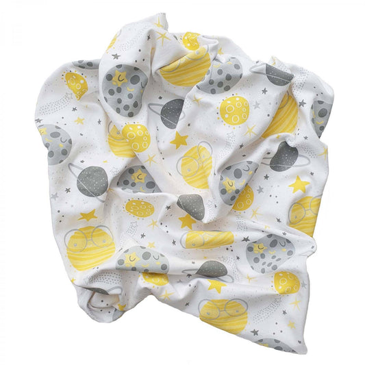 Ekologisk Babyfilt Moon Yellow