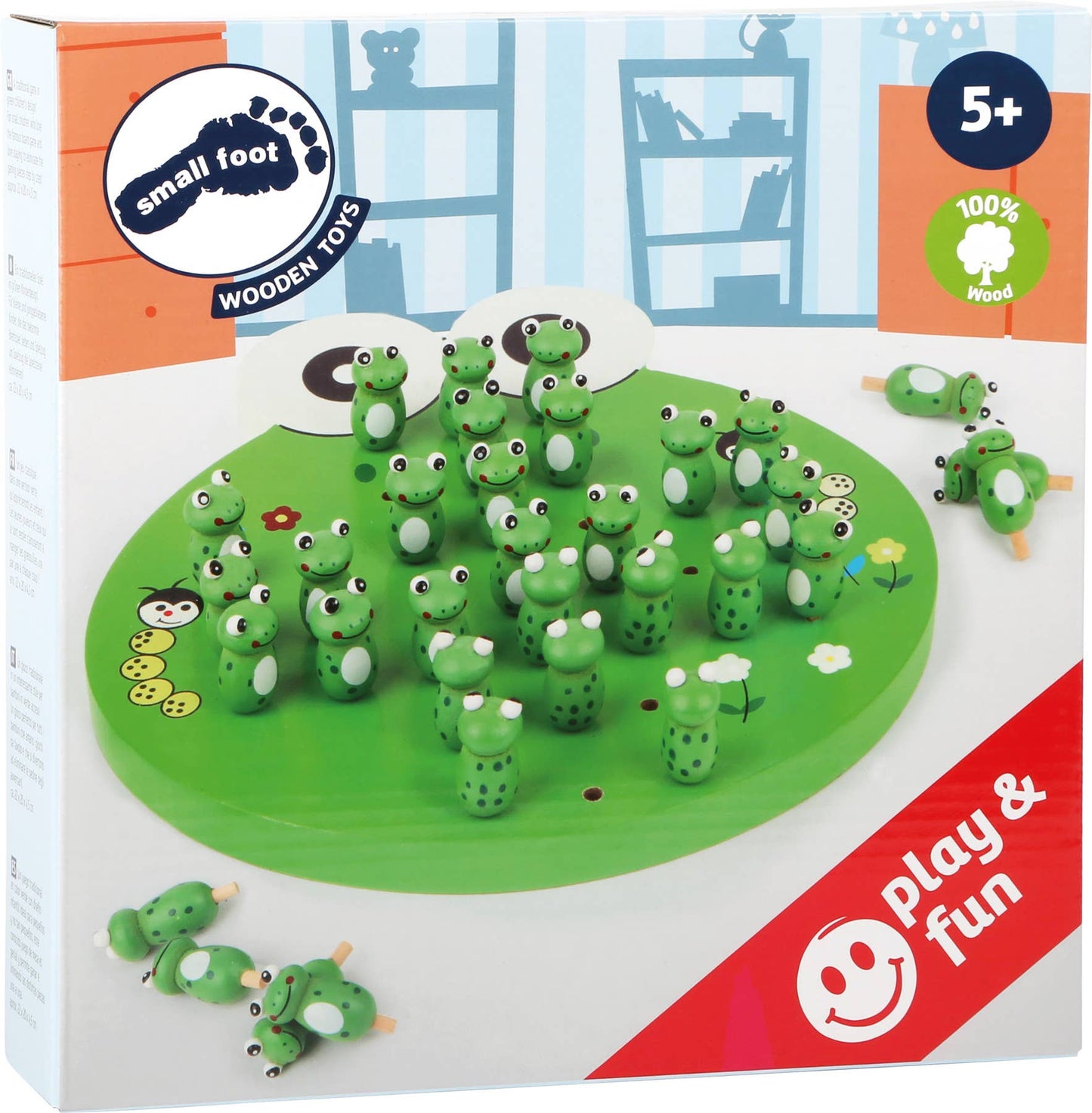 small foot Solitaire groda | brädspel | trä