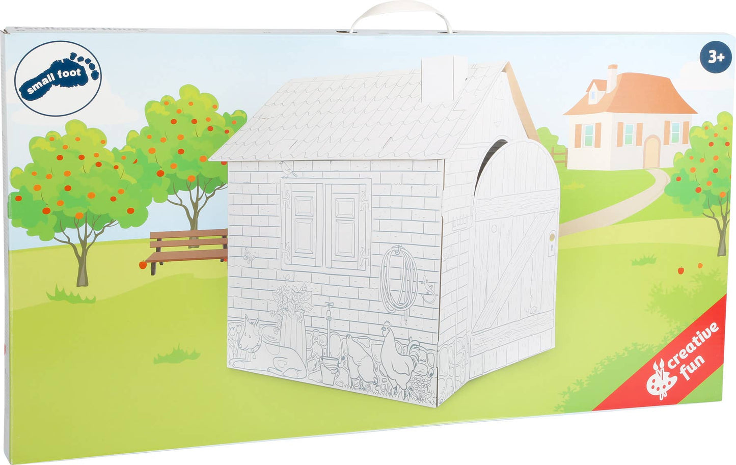 small foot Lekstuga ”House” Tillverkad av kartong | Kreativa artiklar |