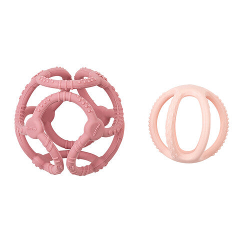 Nattou Soft Silicone Aktivitetsboll "Rosa"