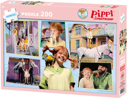 KÄRNAN, PUSSEL, TREFL - 200 BIT PIPPI LÅNGSTRUMP