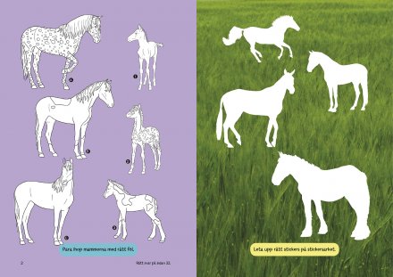 Tactic Hästar pysselbok