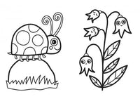 Tactic LILLA FJÄRILENS MÅLARBOK