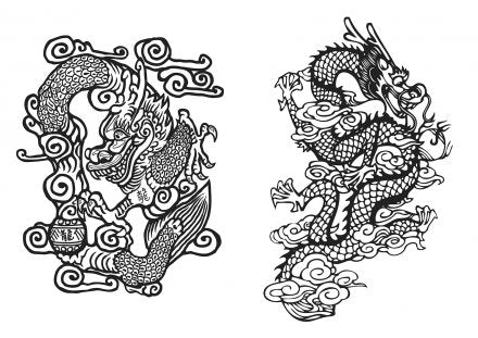 Tactic Mäktiga drakar målarbok