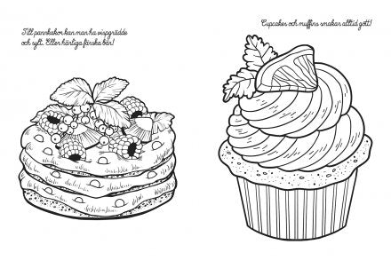 Tactic Kakor och bakelser målarbok