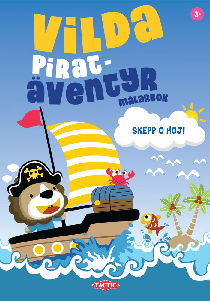 Tactic Vilda pirat äventyr målarbok