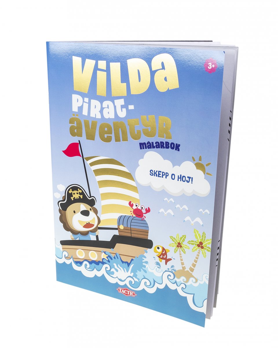Tactic Vilda pirat äventyr målarbok