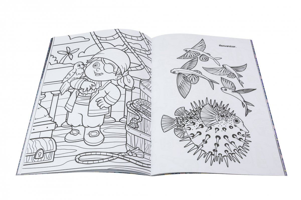 Tactic Vilda pirat äventyr målarbok