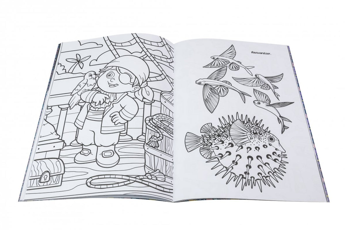 Tactic Vilda pirat äventyr målarbok