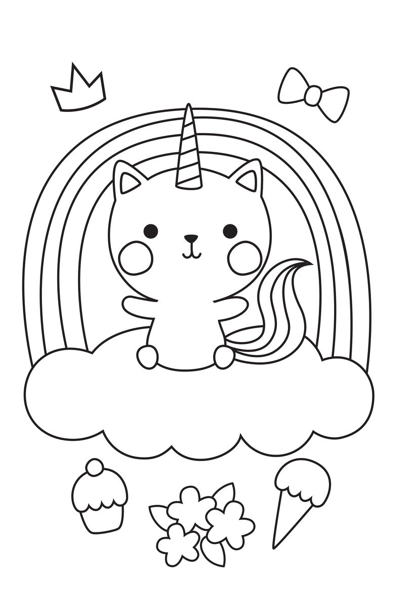 Tactic Enhörningsvänner målarbok