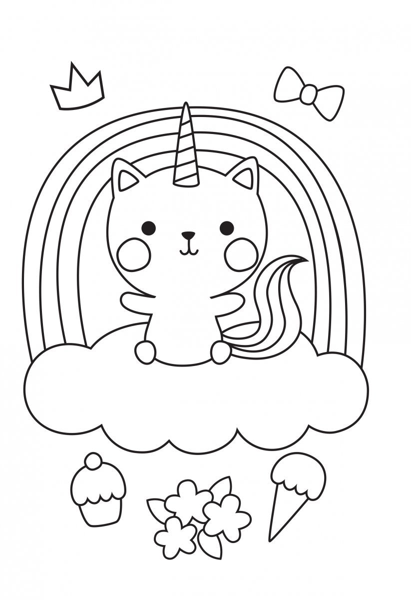 Tactic Enhörningsvänner målarbok