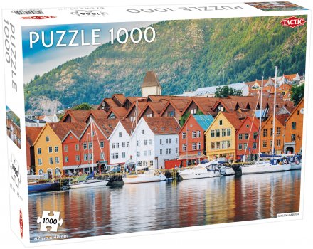 Tactic Puzzle Lovers Bergen Harbour 1000 pcs