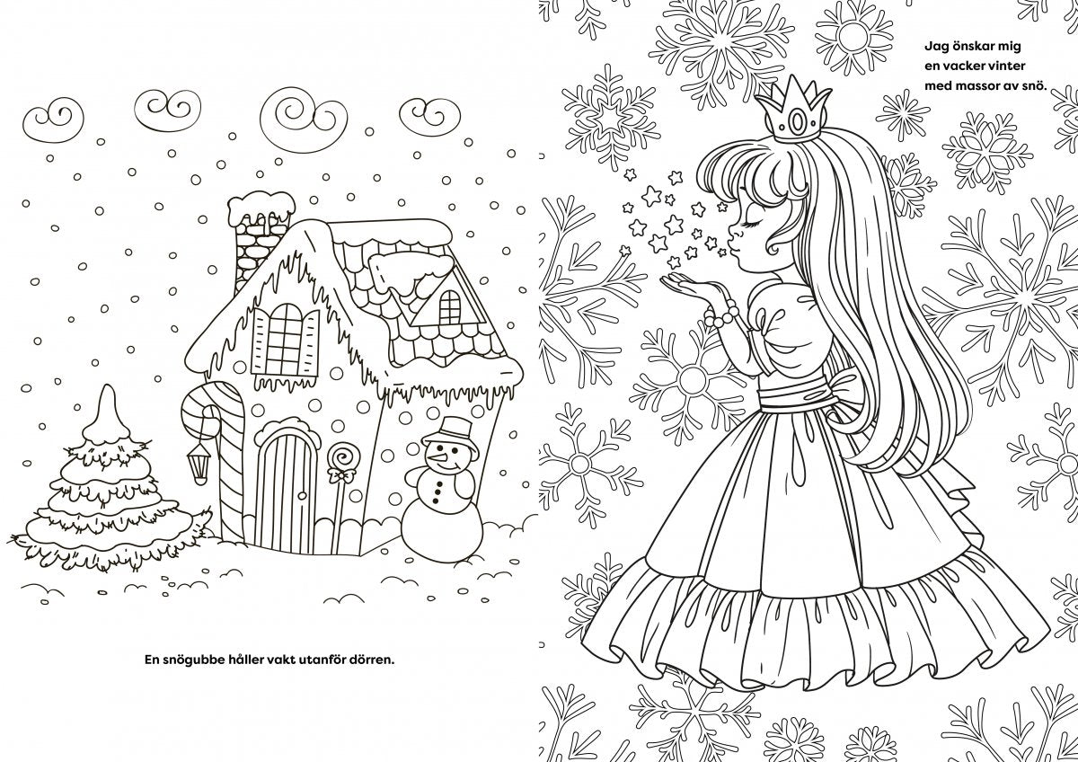 Tactic Isprinsessans målarbok