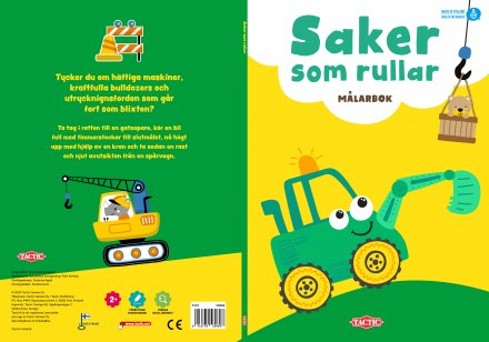 Tactic Saker som rullar målarbok