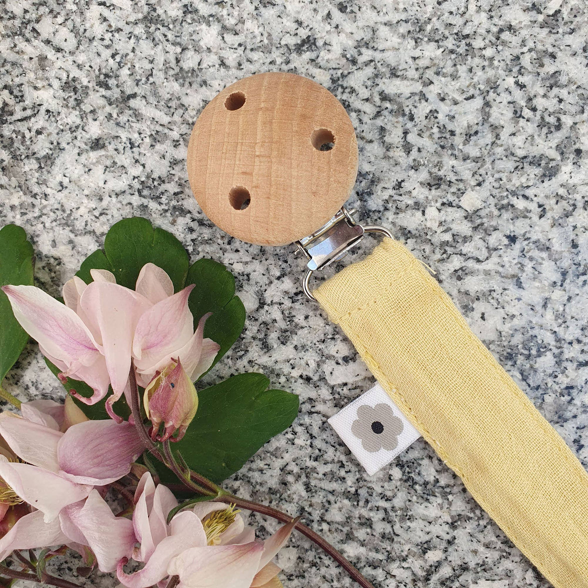 Summerville Nappklämma Muslin Solgul