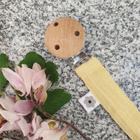 Summerville Nappklämma Muslin Solgul