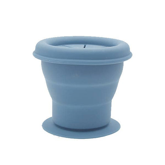 Summerville organic Snackpot silikon sten blå