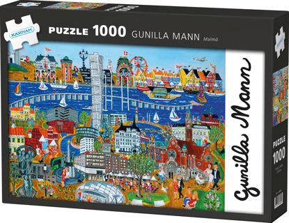 KÄRNAN, PUSSEL, TREFL - 1000 BIT GUNILLA MANN, MALMÖ