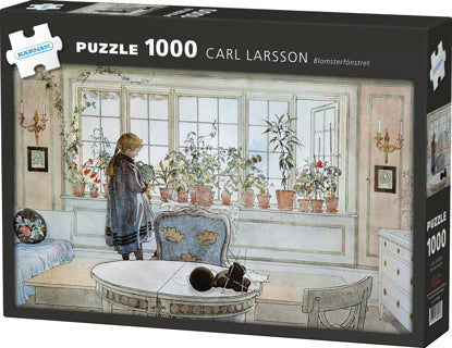 KÄRNAN, PUSSEL, TREFL - 1000 BIT CARL LARSSON, BLOMSTERFÖNSTRET