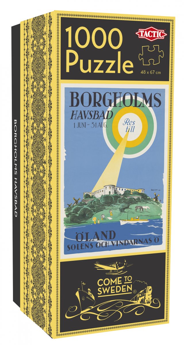 Tactic Puzzle Come to Sweden Borgholm 1000 bitar