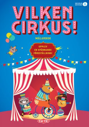 Tactic Målarbok Vilken cirkus!