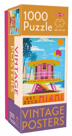 Tactic Puzzle Lovers Vintage Posters Miami