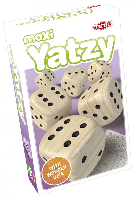 Tactic Maxi Yatzy med trä-tärningar